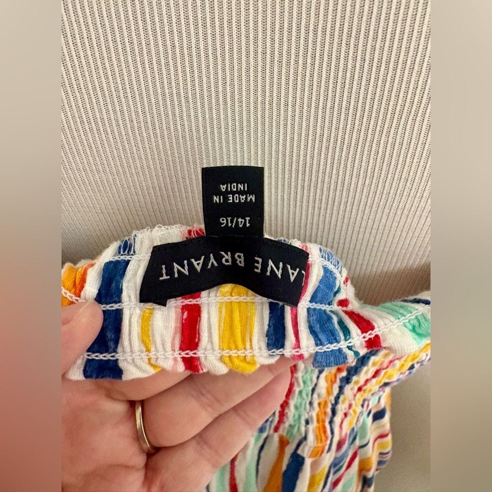 Lane Bryant Striped Summer Dress L3 - Picture 6 of 7
